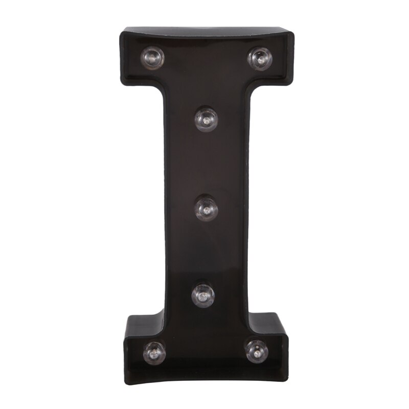 Newly Led Letters Numbers Lights Black Decorative Marquee Lamps for Events Wedding Party Birthday Home Bar