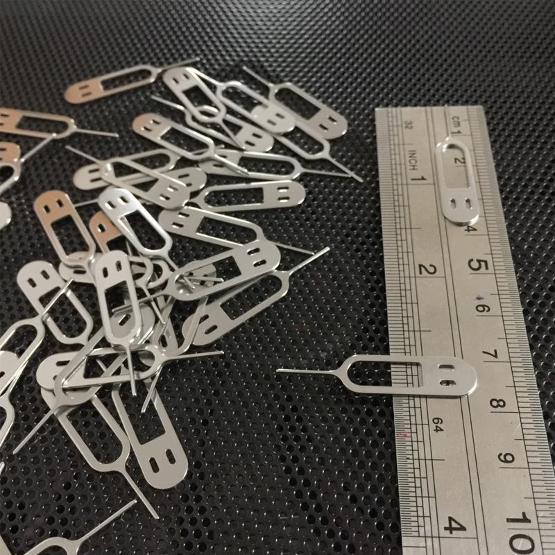 20-100pcs Metal Universal smile Sim Card Tray Pin Ejecting Removal Needle Opener Ejector For Mobile Phone