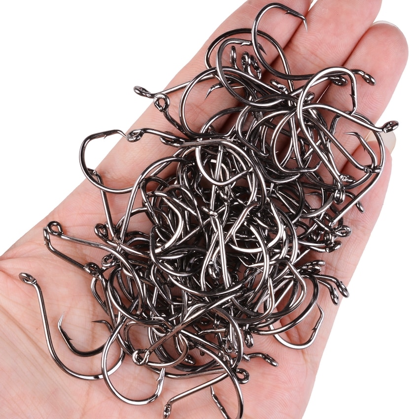 20pcs/box Fishhook Octopus Fishing Hooks Sea Fishing Offset Sport Circle Bait Fishhooks Carp Fishing Accessories 6# -#7/0 Hooks