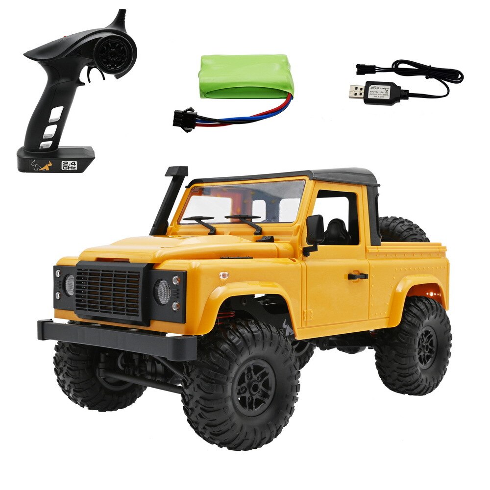 MN-91 1:12 RTR/KIT Version 2.4G RC Car Remote High Speed Off Road Truck Vehicle Toy RC Rock Crawler Buggy Climbing Car Boy Toys: MN-91 RTR Yellow