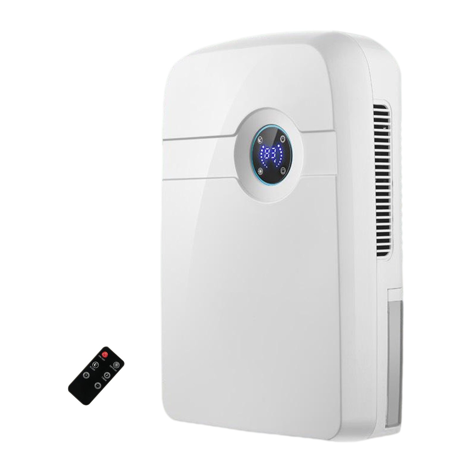 Electric Dehumidifier, Portable Dehumidifier with 2.5L Water Tank, Electric Mini Dehumidifier for Bathroom, Auto Shutoff