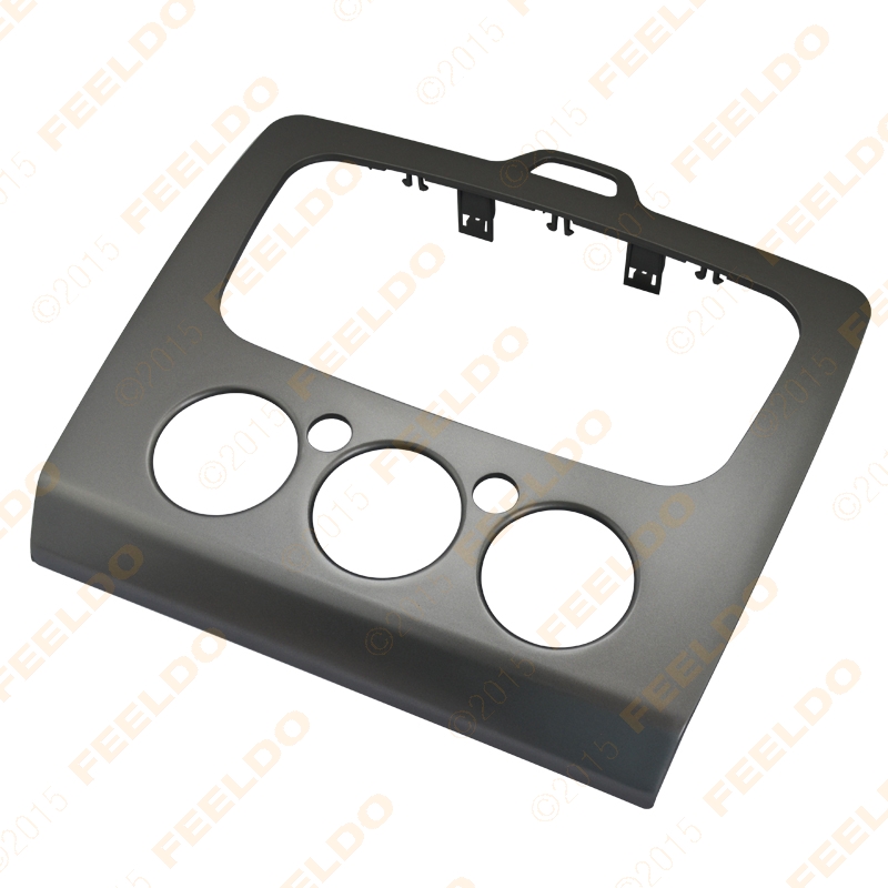 FEELDO Car Radio Stereo DVD Frame Fascia Dash Panel For Ford Focus MK2(05~07) into MK2.5(09~13) Stereo Conversion #HQ3091