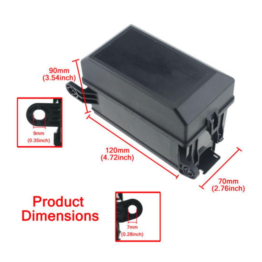 Waterproof Universal Relay Box 6 Relays 6 ATC/ATO Fuses Holder Block 12V for Cars Automobile Boat SUV Jeep Truck UTV ATV RV
