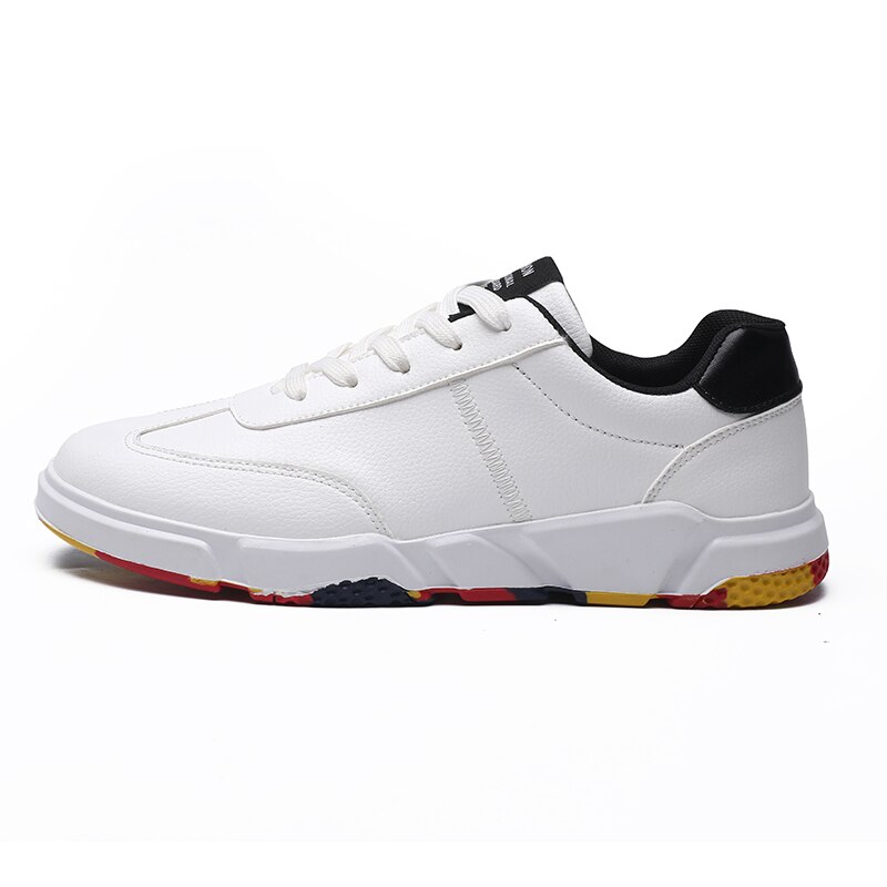 Tenis masculino tennissko til mænd komfort lejligheder sneakers mænd sportssko mænd sneakers billige tennis plataforma: Hvid 1 / 6.5