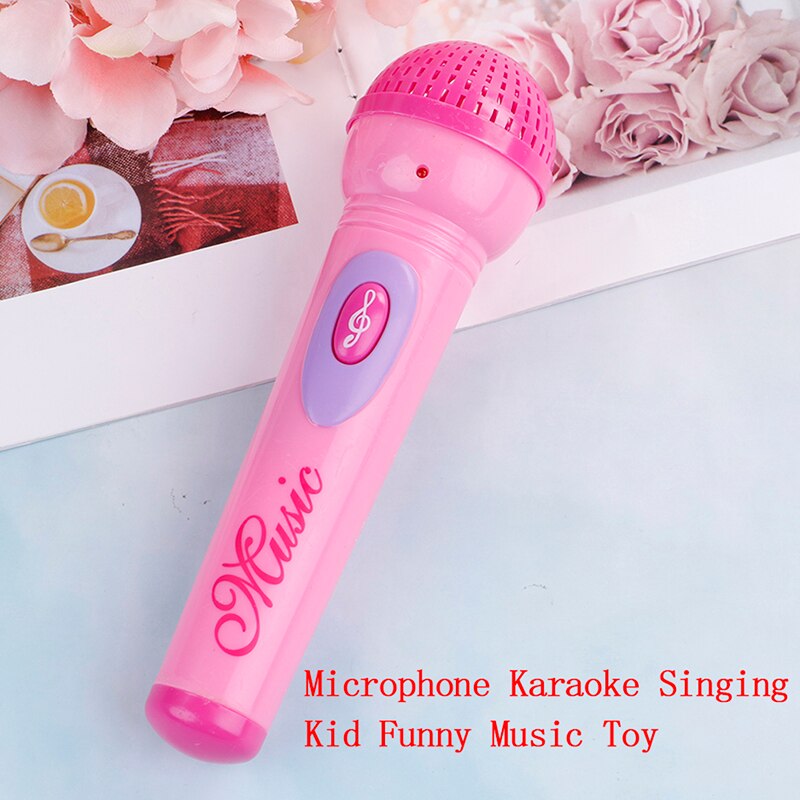 Leuke Grappige Draadloze Microfoon Model Muziek Karaoke Mini Fun Kind Speelgoed