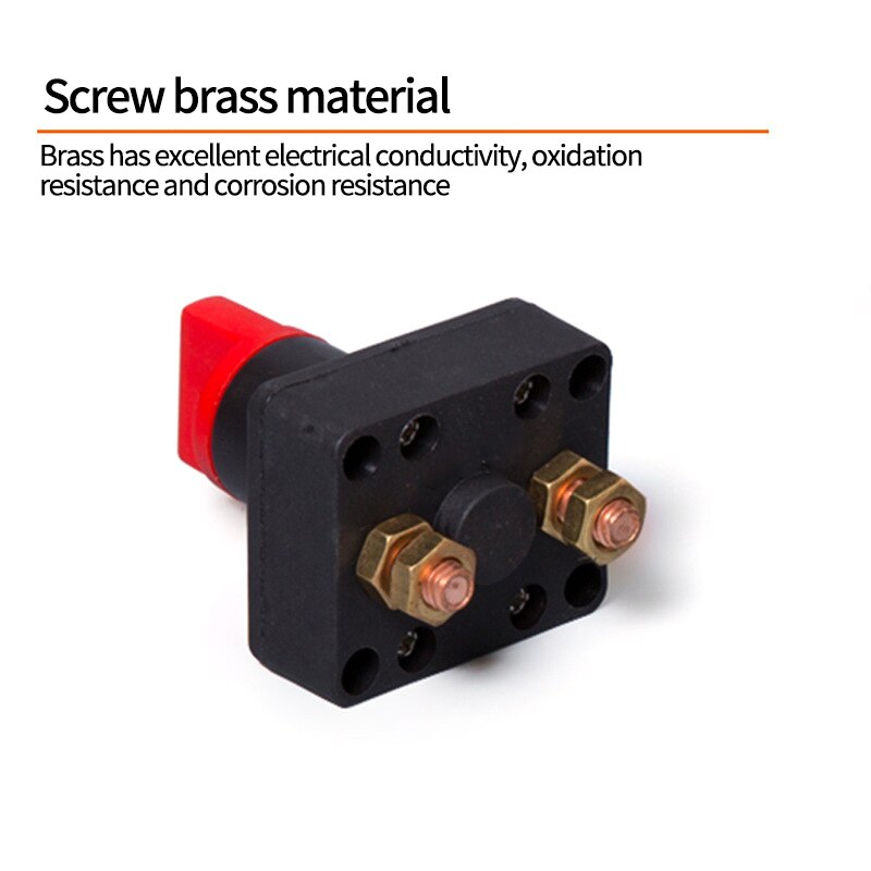 Motocykl 12V czerwony przycisk odcięcie akumulatora wyłącznik zasilania zmodyfikowany odłącznik izolatora wyłącznik izolatora obrotowego