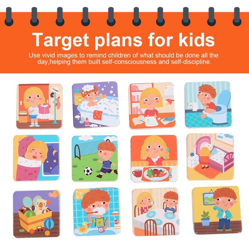 Børn aktivitet tidsplan mål tavle kid træ magnetisk belønning ansvar diagram kalender pædagogisk læring legetøj