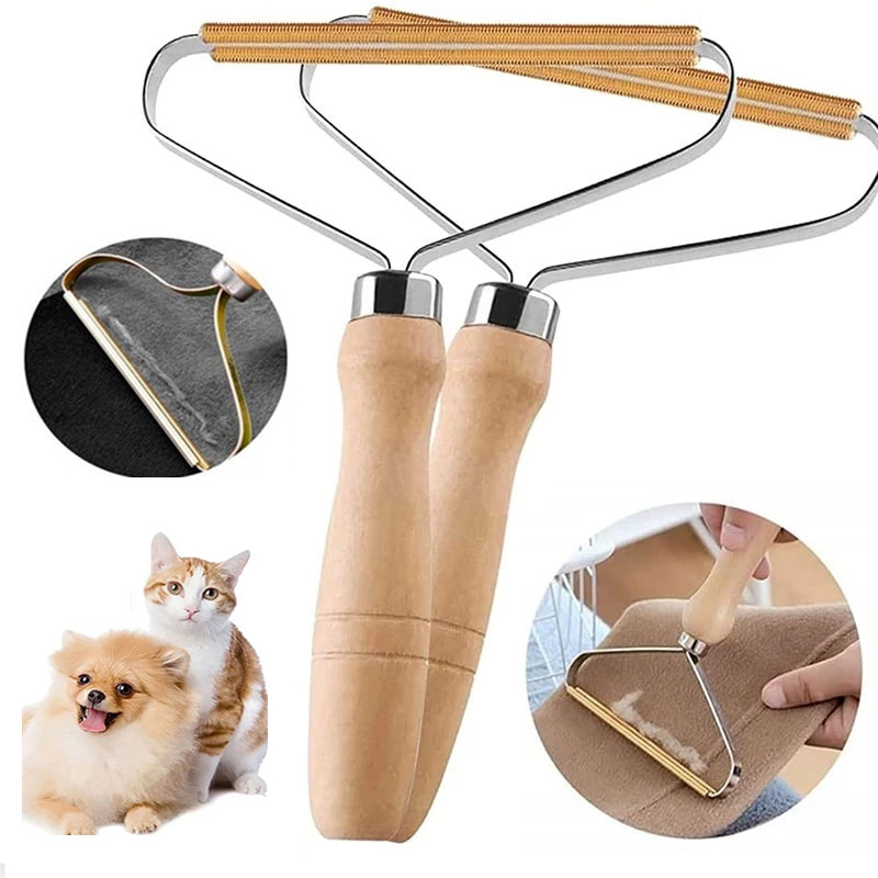 Agent d'épilation manuel Portable, tapis, manteau en laine, vêtements, brosse de rasoir, outil boule dépilatoire, tricot en peluche, rasoir Double face