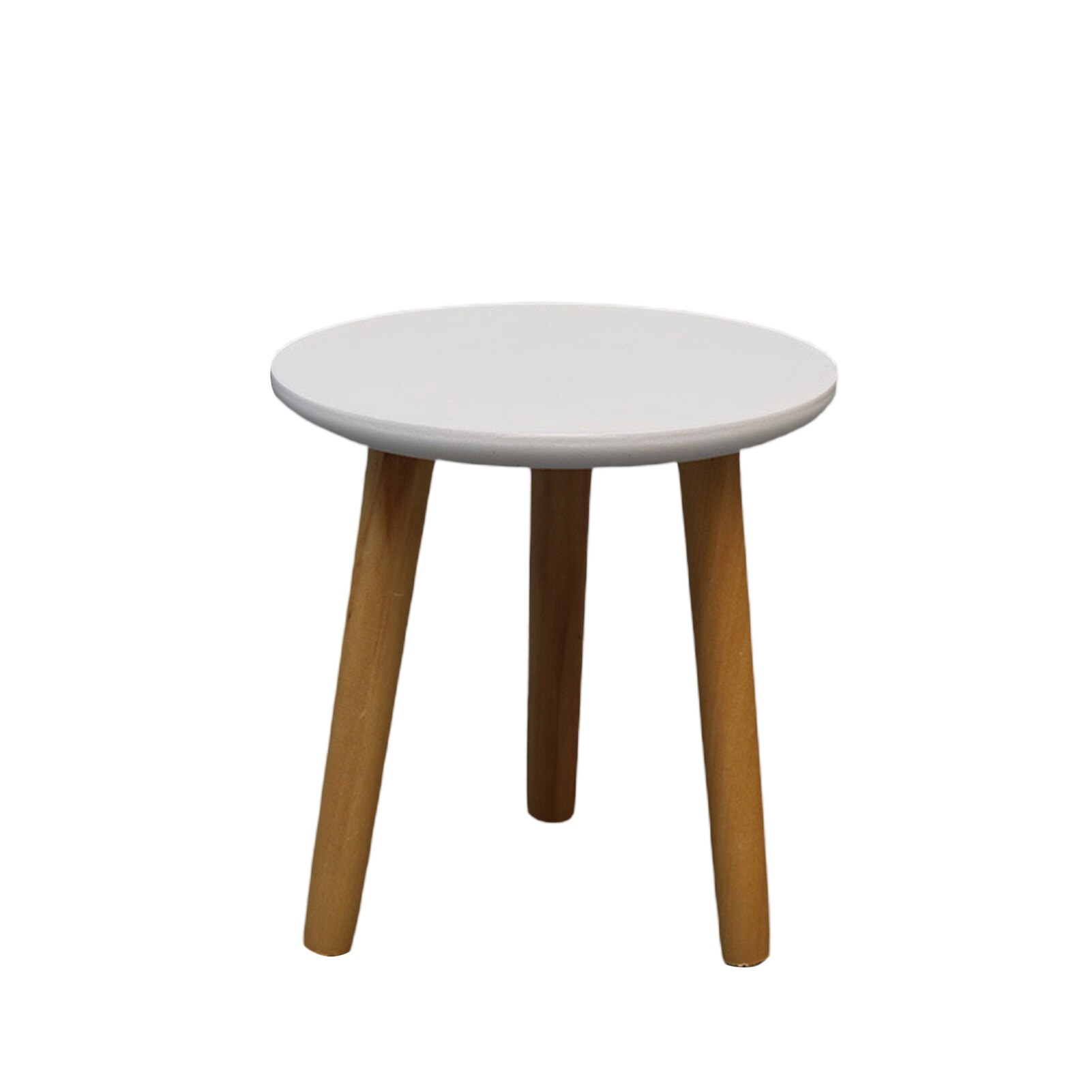 Indoor Flower Pot Rack Wooden Round Leg Flower Rack Handicraft Wooden Rack Flower Display Stand Home Balcony Decoration: 20CMx22CM