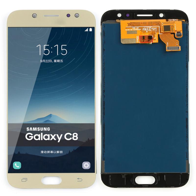5.5" AMOLED LCD For Samsung Galaxy J730 J730F J7 Pro LCD Display Touch Screen Digitizer Assembly For Samsung J730 Display: golden