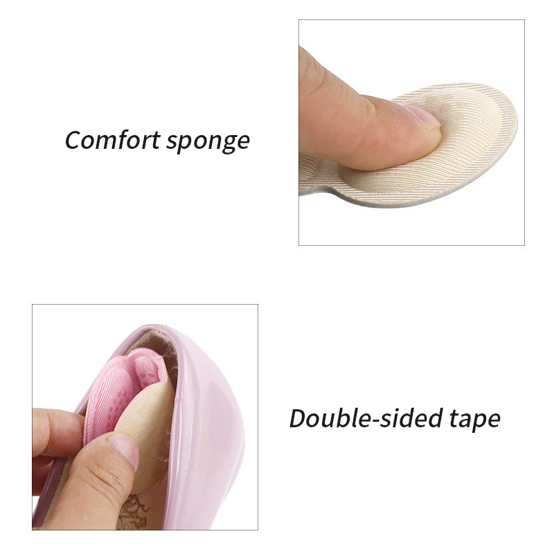 Zachte Spons Achterste Voet Pads Dragen Sticker voor Hoge Hakken Zachte Anti-slip Inserts Schoen Accessoires Hak Kussen Protector voeten Zorg