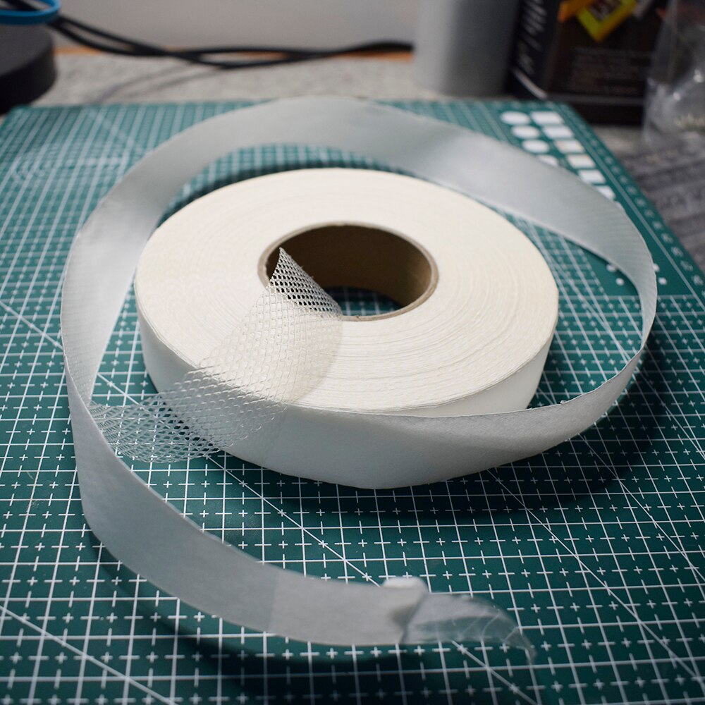 100m Roll Sewing Fusible Hem Tape Iron-On Adhesive Fastener Tape -fix Double-side Wash Tape Strap for Sewing Patchwork DIY