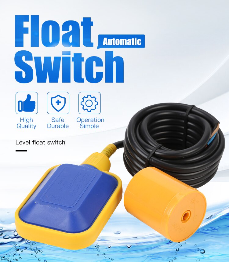 1PC Cable Controller Float Switch Liquid Fluid Water Level Float Switch Controller Contactor Sensor M15-2 M15-3 M15-4 M15-5