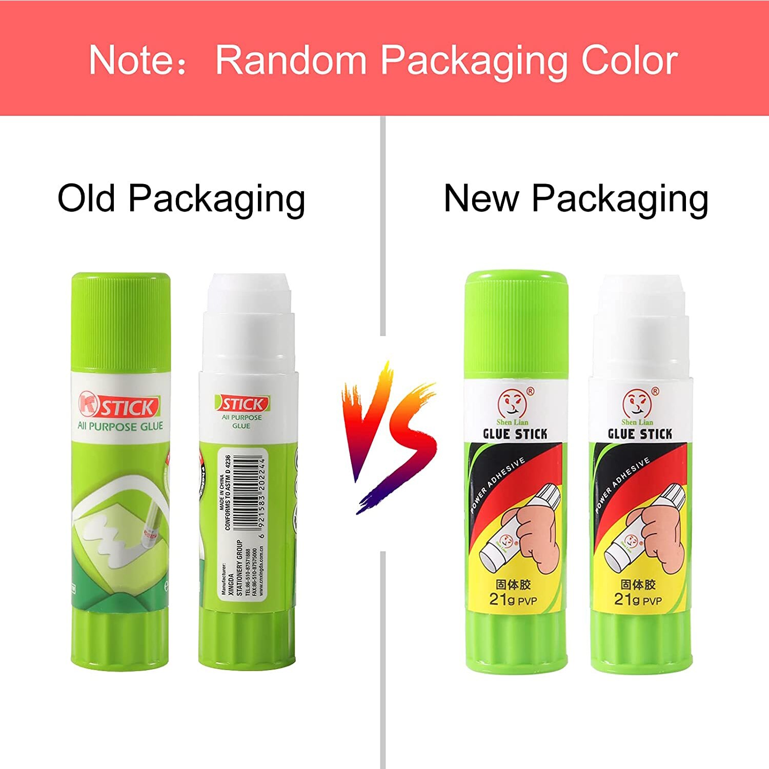 4PCS 3D Printer Solid Glue Sticks Special Non-toxic Washable Glue Stick for 3D Printer Hotbed Parts Accessories