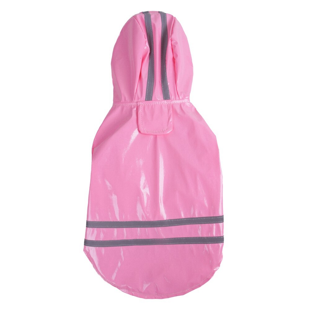 1PC Pet Rain Coat Summer Outdoor Puppy Hoody Waterproof Dog Jackets Raincoat for Dogs Cats Apparel Clothes S-XL: Pink / S