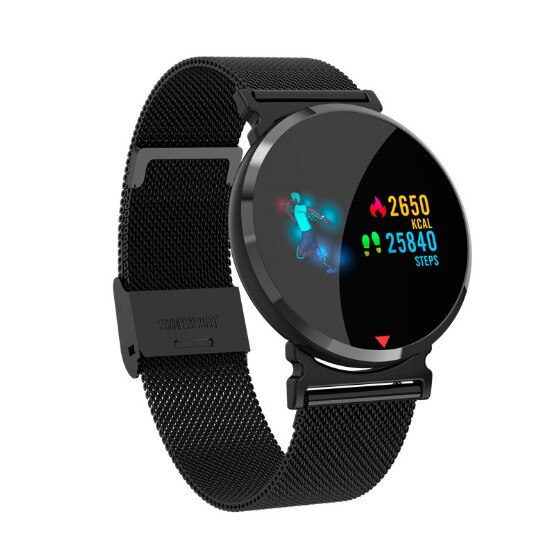 Pulso de pressão arterial relógio inteligente pedômetro atividade rastreador/esporte smartwatch para samsung galaxy z flip s20 plus a71 a51 5g: C