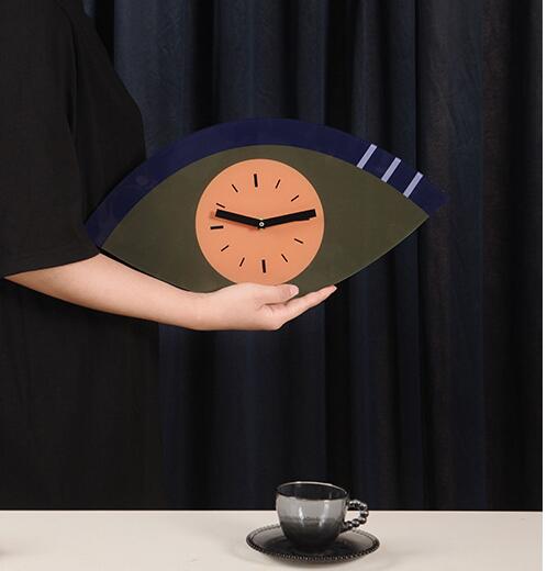 Relojes de pared acrílicos con flores para el hogar, accesorio tipo de mano para colgar en la pared, cocina, sala de estar, estudio, reloj para decoración de pared: Eyes