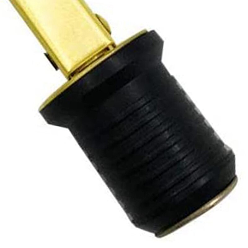 Boat Drain Plug 1-1/4-Inch Brass Rubber Brass Snap Tight Flip Style Hull for Livewell Boat Drain Plug Boat Bilge Transom