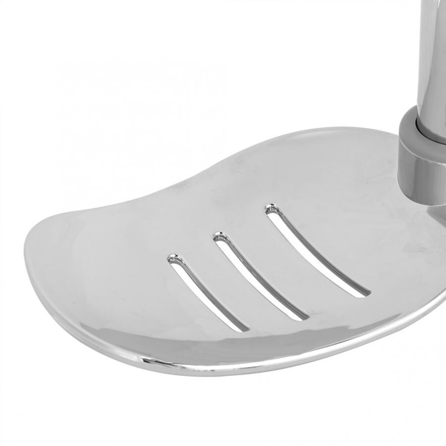 Lift type bruser skydestang holder med stang sæbeskål sugekop installer bruser skyder rustfrit stål