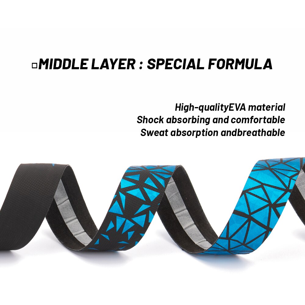 VIARON Road Bike Handlebar Tape Bike Accessories 1 Pair Cycling Reflective Tape Soft PU EVA Anti-Slip Bycicle Bicycle Bar Tape