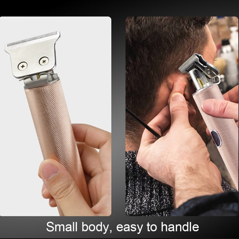 Électrique Outliner Tondeuses À Cheveux Sans Fil Rechargeable De Coiffeur Kits De Toilettage Pro T-Lame Tondeuse Près Machine De Découpe pour Hommes