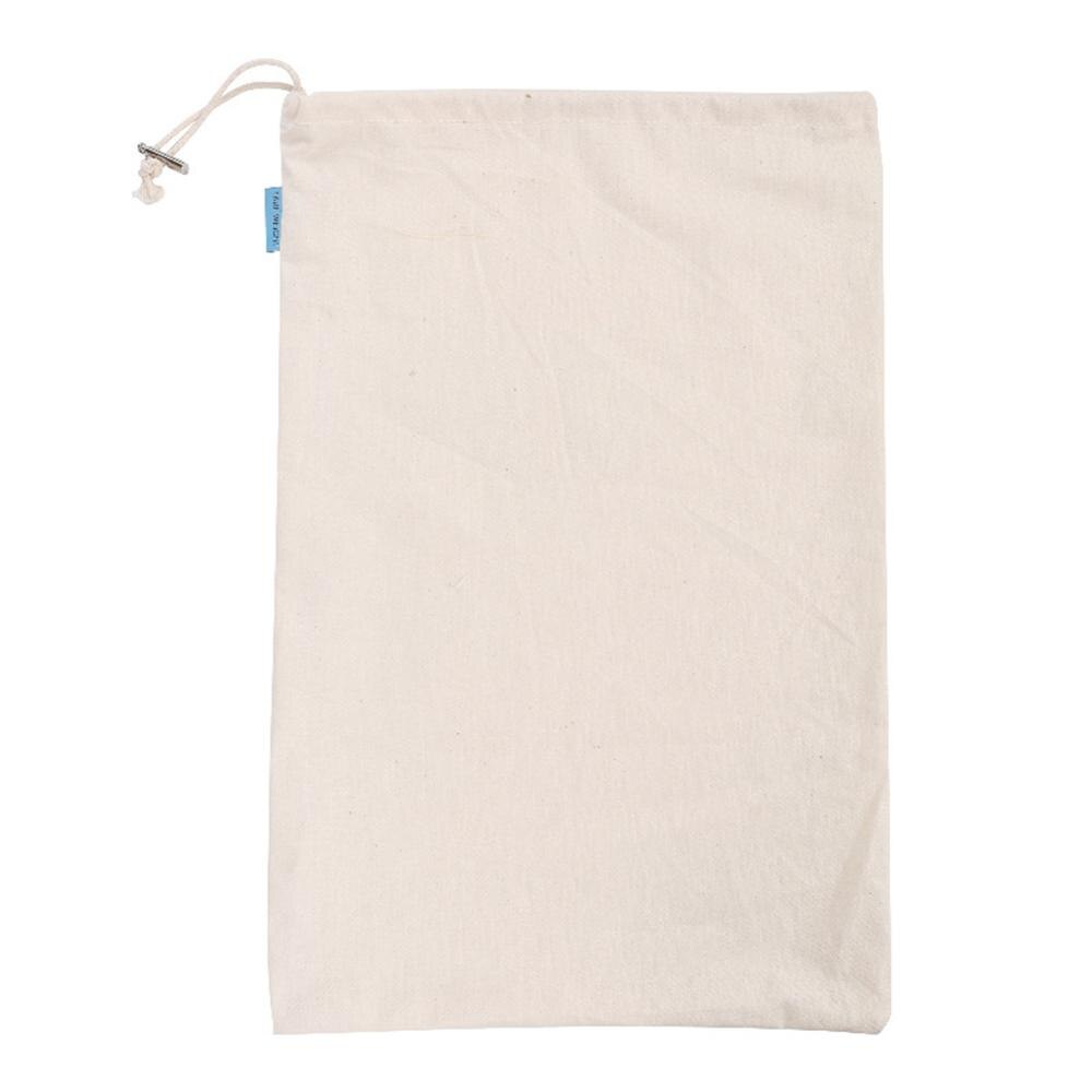 Cotton Drawstring Bag Eco-friendly Flour Bag Rice Bread Food Bag 6A Pure Cotton Shopping Bag Linen Drawstring Storage Bags: 03