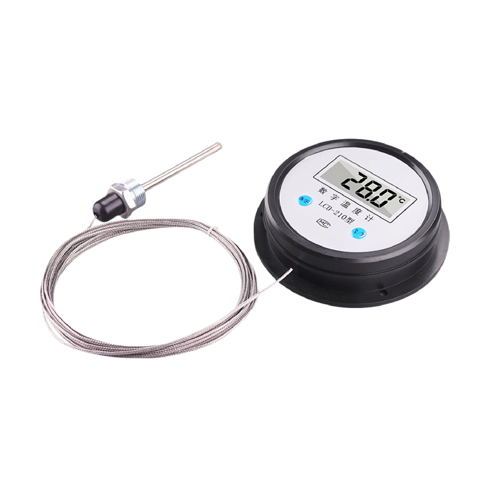 Digital Thermometer Digital Display Thermometer LCD-210 Electronic Temperature Gauge Accurate Digital Temperature Meter