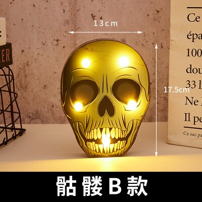 AF1030 Halloween Decoration LED Paper Pumpkin Hanging Lantern Light Lamp Halloween Decorations: 8