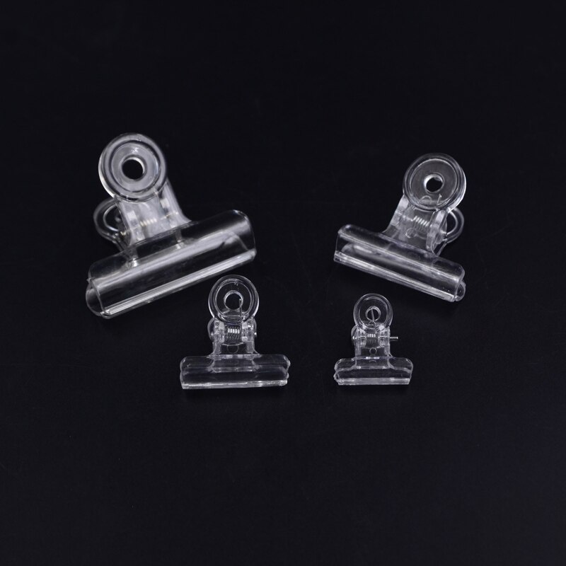 CONTEMPLATOR 4 stks Clear CDC Magic Gereedschap Maken Hackles 4 maten Fiber Feather Clips Nasynchronisatie Clip Onmisbaar Vliegbindset Gereedschap