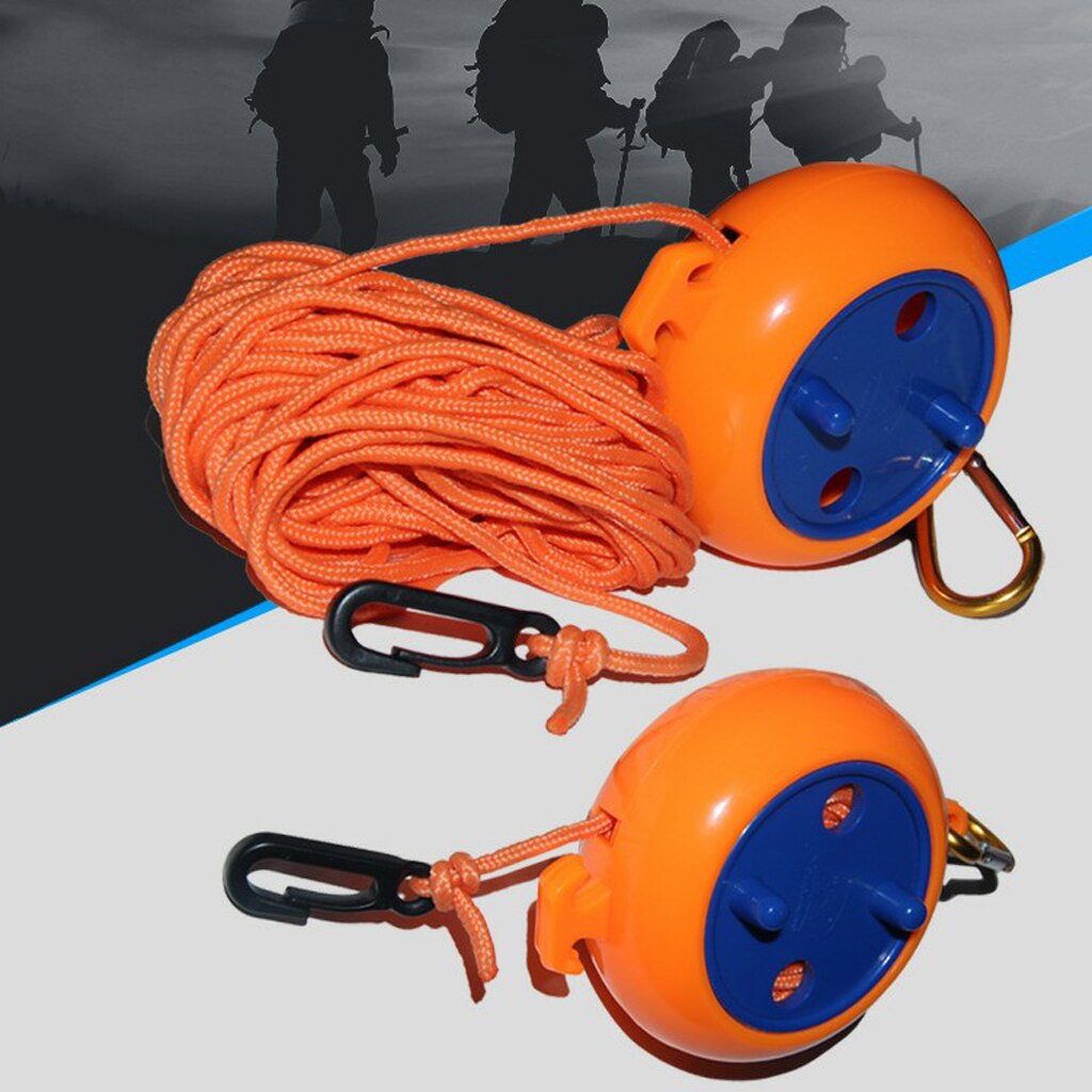 Windproof Clothesline Outdoor Retractable Rope Washing Line 8m Orange, Rotating Recycling , Convenient to Use
