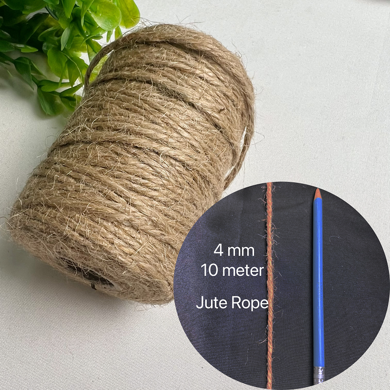 Cordón de algodón macramé cortado a mano de 1/2/3/4/5/6/8/10mm, cuerda de yute, hilo trenzado para manualidades DIY, decoración para de boda en casa: NICKEL