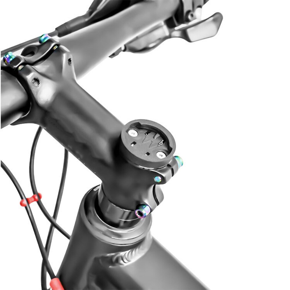 Cykelcomputer stopur konvertering sæde mount sæt kit stopur monteringsbeslag til garmin / wahoo / bryton