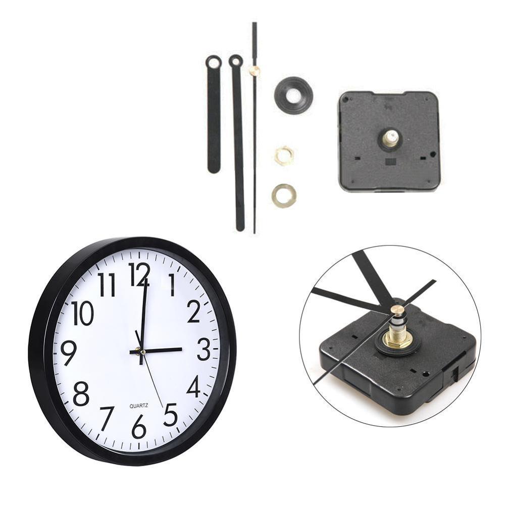 Horloge murale à Quartz, bricolage, mécanisme de mouvement Large, silencieux, Kit à mains, réparation de crochets d'outils décor de remplacement avec L2T3