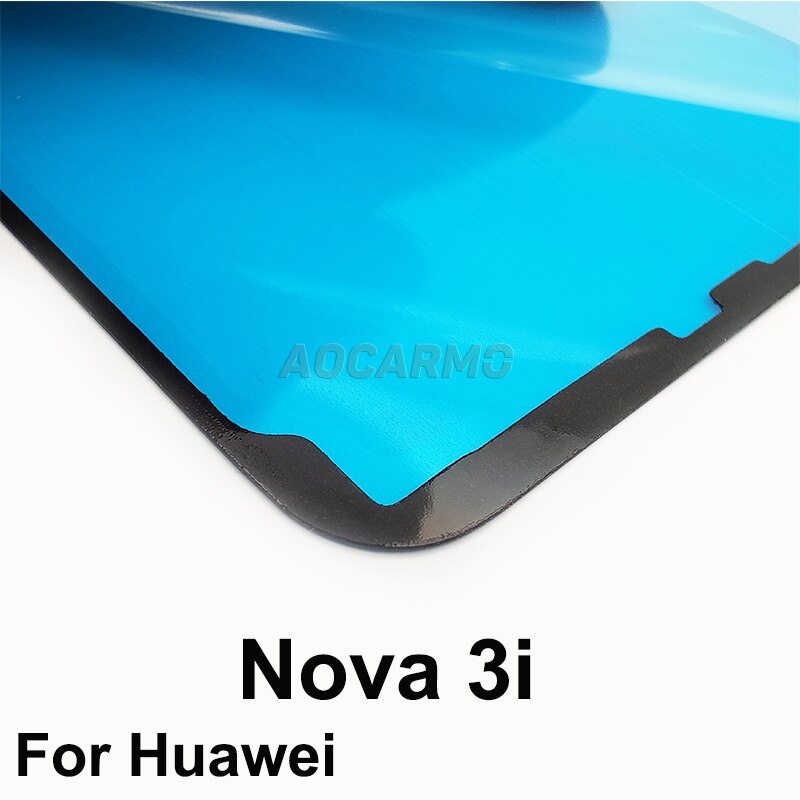 Aocarmo Voor Huawei Nova 3i Terug Frame Batterij Cover Lijm Achter Deur Sticker Lijm Tape