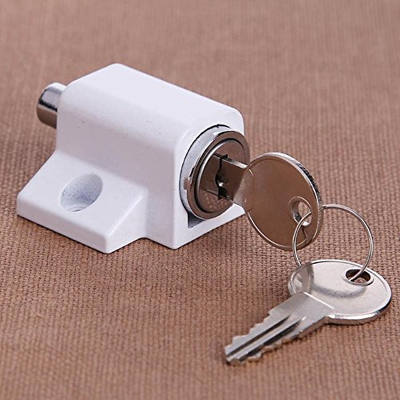 Zinc Alloy Sliding Window Lock Key Push Child Safety Protection Lock Anti-theft Window Security Locks Durable Locks