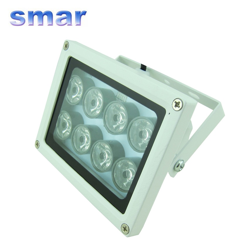 100% Brand Night vision 8 LED Array IR Infrared Illuminator Lamp 40-80m illuminating For CCTV Camera