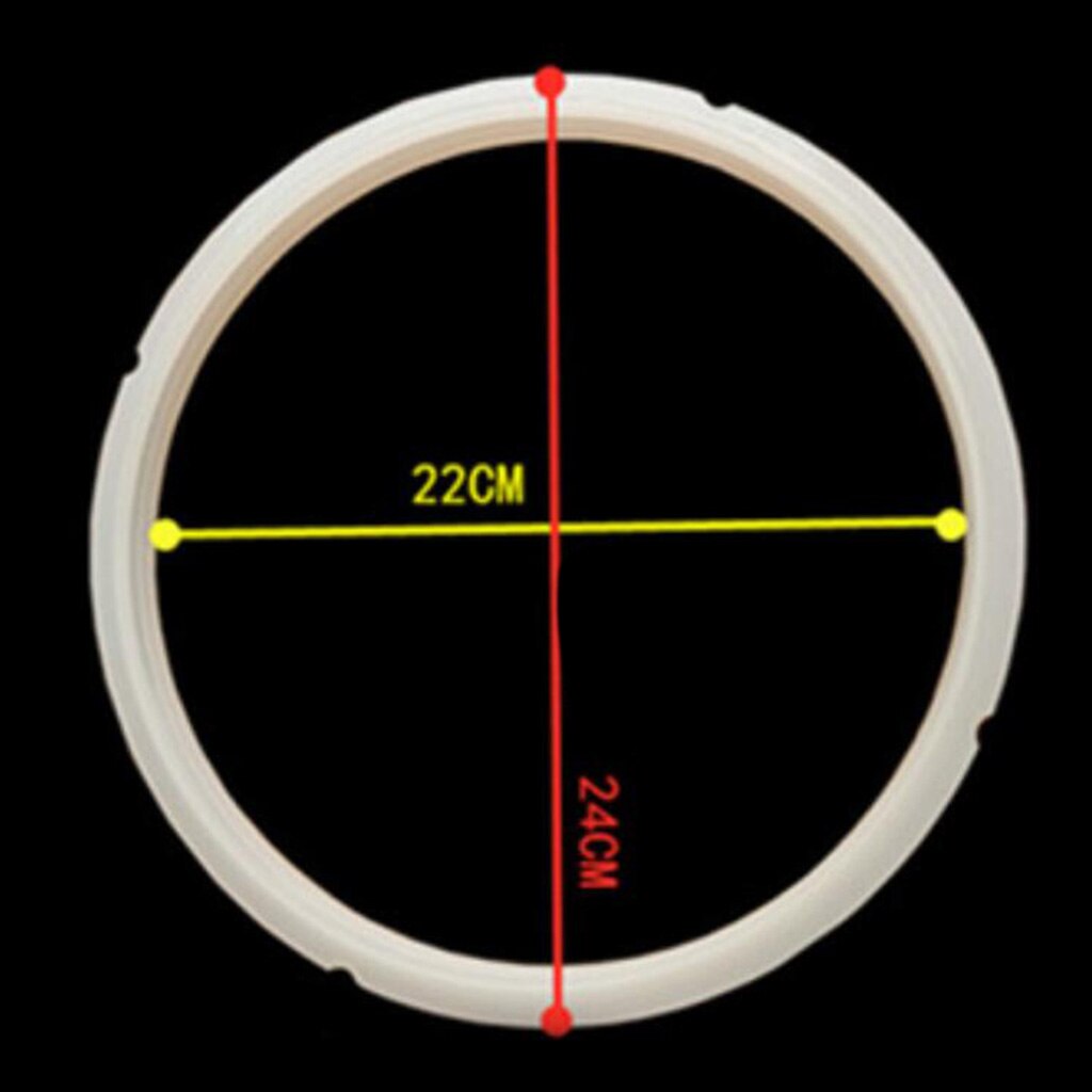 Electric Pressure Cooker Sealing Ring Power Pressure Cooker Rubber Gasket for Many 2.5 Liter / 4 Liter/ 5 Liter/ 6 Liter Models