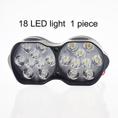 1 pair Motorcycle LED Headlight Scooter auxiliary Spotlight Headlamp 12V 24V 6500K Moto Fog lights Motorbike Spot Head Lamp DRL: Blue
