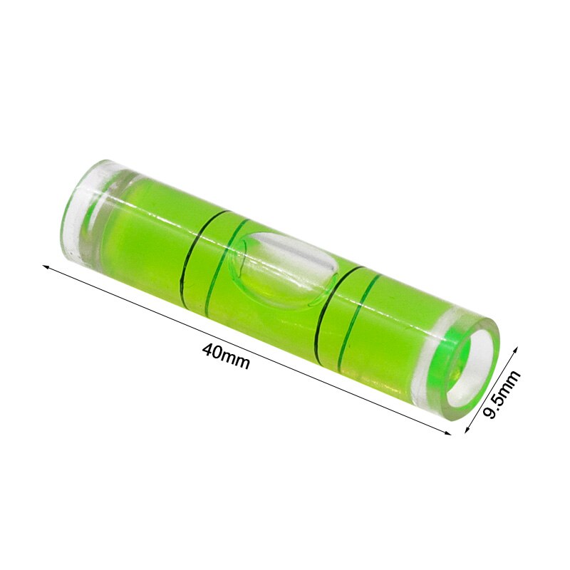2 pces 1 conjunto mini tipo nível de espírito mini nível de bolha de plástico acrílico nivelador acrílico ajuste nível medição
