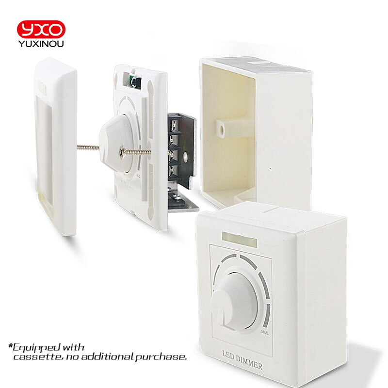 Ac cob led grow chip tyristor dimmer 200w infraröd fjärrdimmer switch bakkant fas förarlös led down light dimmer