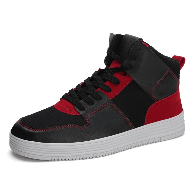 Män skateboard sneakers skor män atletisk sport skor män cool bullock plein skor märke promenader tränare skor: Svart / 10