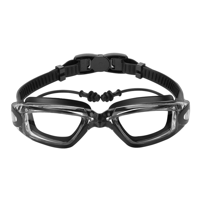 YUKE espejo de natación luz plana HD Anti-niebla marco grande gafas de adulto para natación hombres y mujeres equipo de natación impermeable