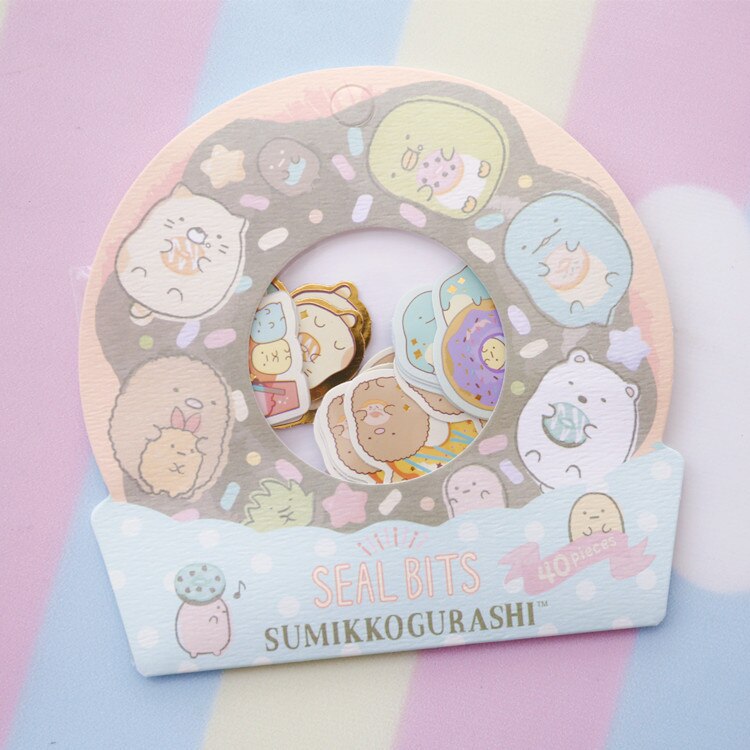 40pcs/1pack Kawaii Stationery Stickers Corner good friend Diary Planner Decorative Stickers Scrapbooking DIY Craft Stickers: Tiantianquan