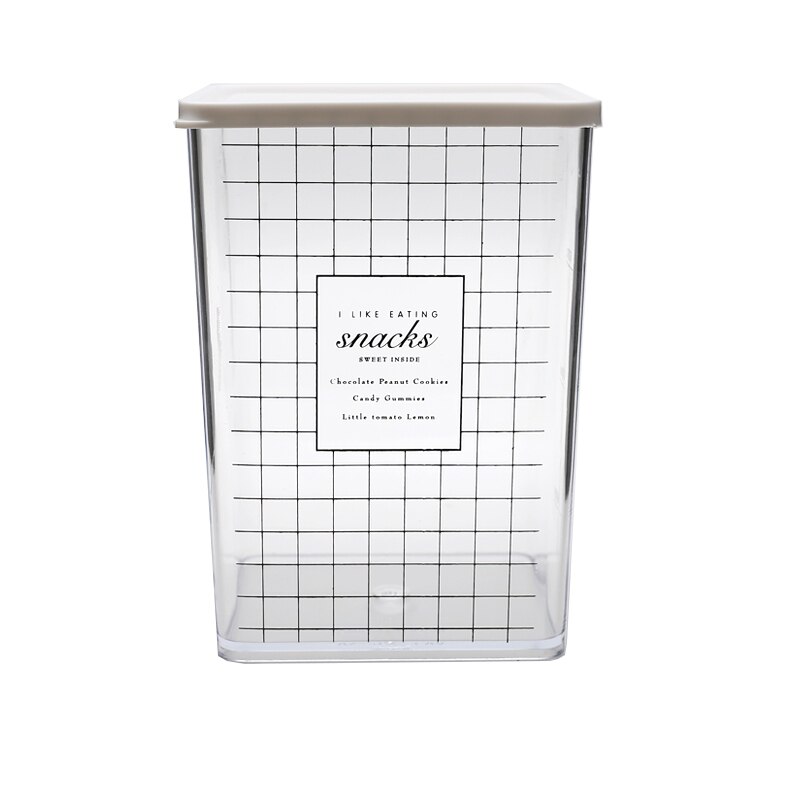 Kitchen Food Grade Plastic Storage Container Transparent Refrigerator Fresh-Keeping Box Sealing Food Preservation Cans: g