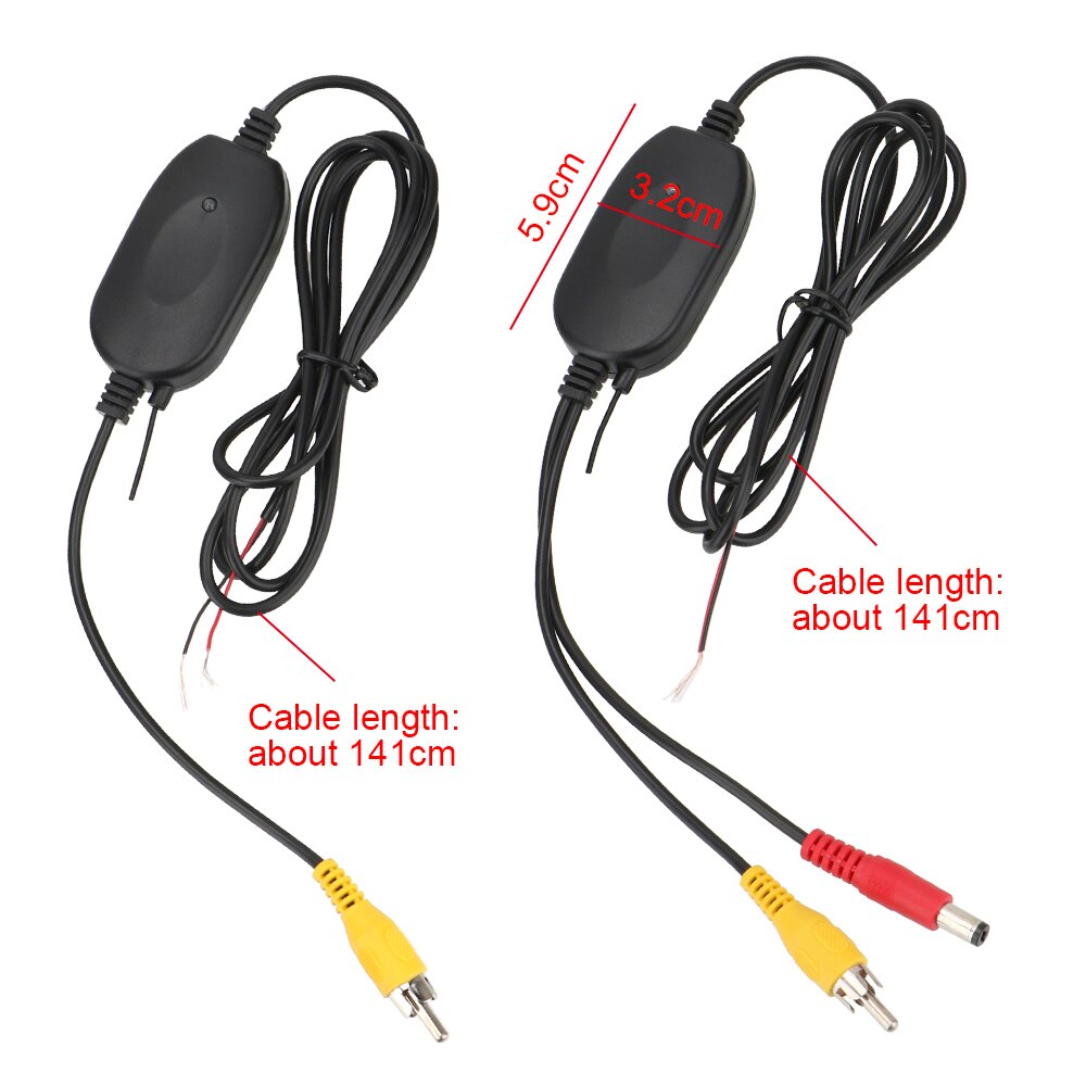 2.4G Wireless for Car Rear View Camera and DVD Monitor Video Transmitter Receiver Kit Screen Reverse Backup Rearview Cam