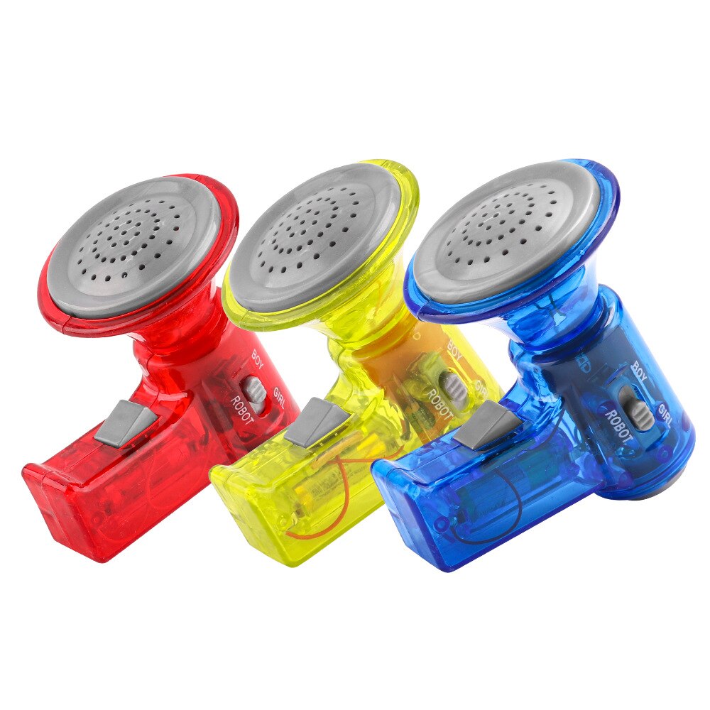 Grappige Multi Voice Changer Versterker Luidspreker 3 Verschillende Voice Interactieve Kids Handheld Multi-Frequentie Walkie-Talkie Speelgoed