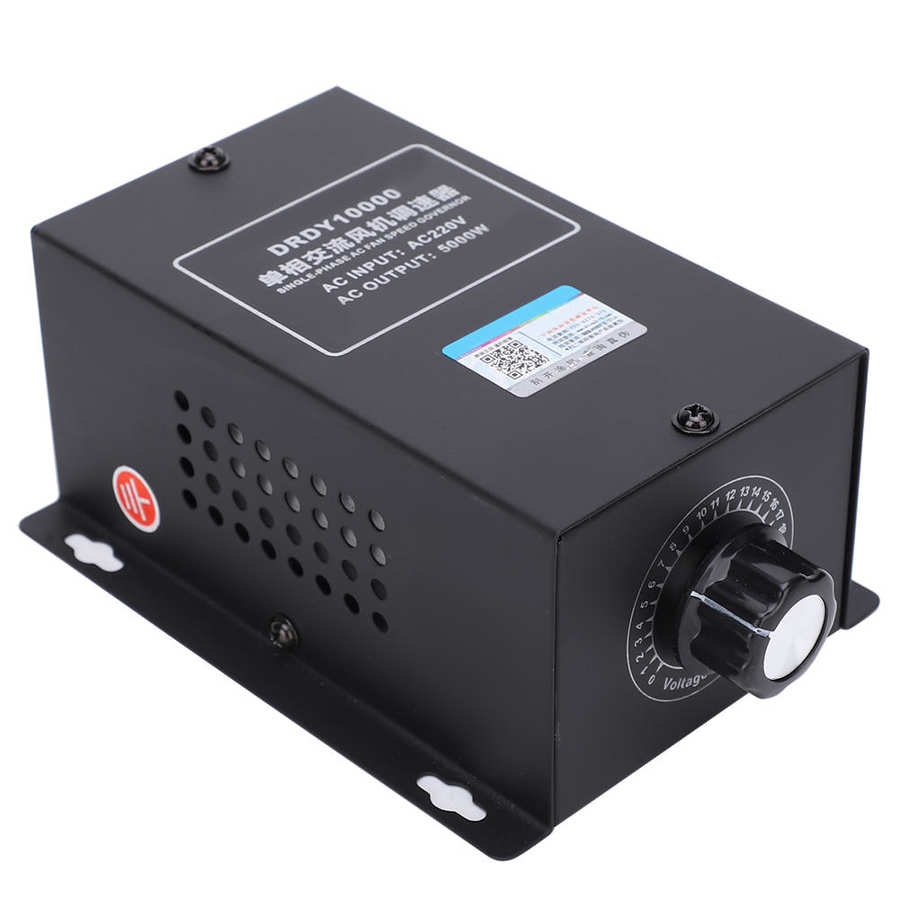 AC 220V Motor Speed Governor Single-Phase Fan Speeds Adjustable Switch DRDY10000 Speed Controller