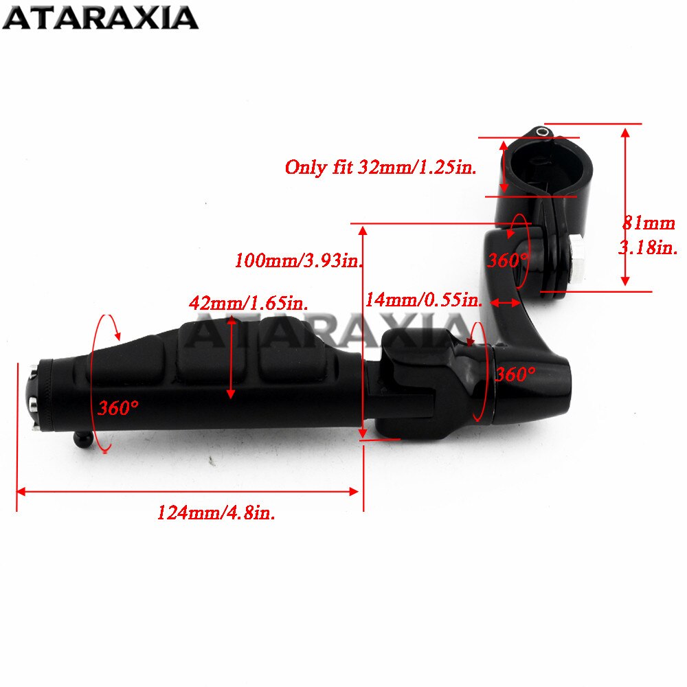 Motorfietsonderdelen voetsteunen rusten voor harley-davidson touring mannelijke voetsteunbevestiging crash bar voetsteunen klem snelweg voetsteunen voetsteunen