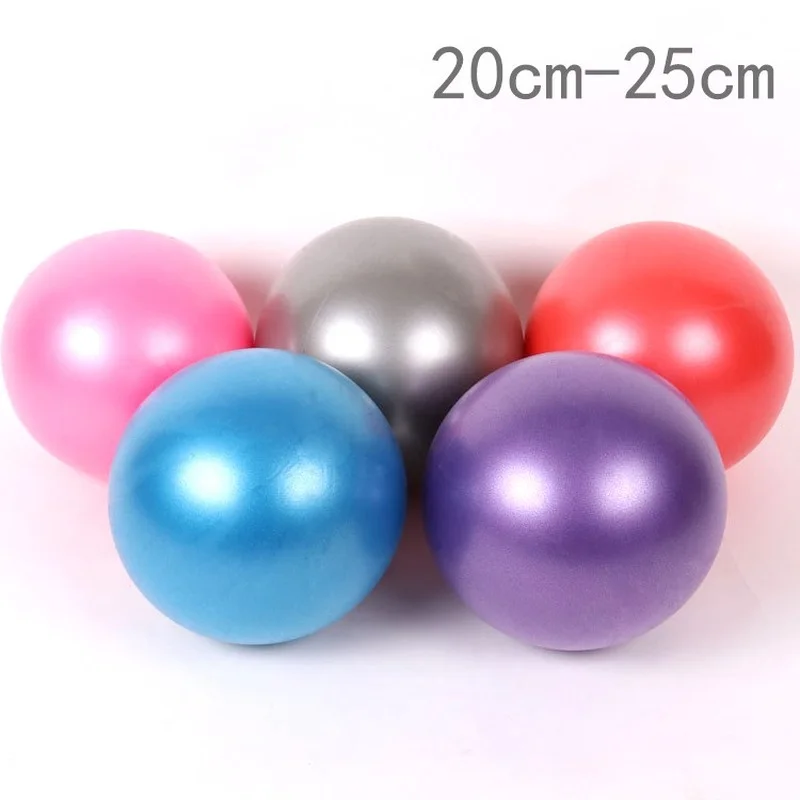 Ballon de Pilates, de 20 à 25cm, pour exercice, gymnastique, fitness, équilibre, yoga, entraînement en intérieur