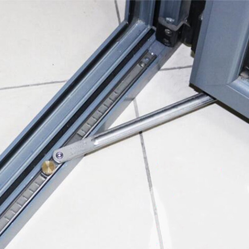 2 stk/sæt rustfrit stål teleskopisk sikkerhedsvindue vindafstivningsbeslag dør og vinduesbenstopper hardware tilbehør